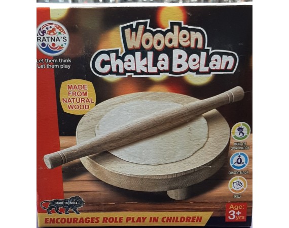 Wooden Chakla Belan (Kids)